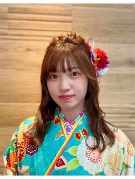 ビューティーサロン ホープ(beauty salon HOPE) 晴れの日のハーフアップ　　【メイク・ヘッドスパ】