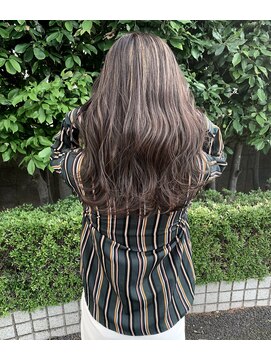 ダブル(W) グレージュハイライト