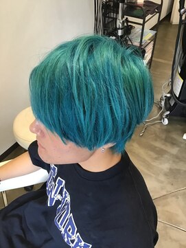 ジュノ ヘアーアンドクリエイト(juno hair&create) ターコイズグリーン