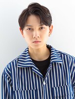 ヘアサロンガリカアオヤマ(hair salon Gallica aoyama) 【Gallica】アップバング/爽やかメンズ/黒髮マッシュショート 