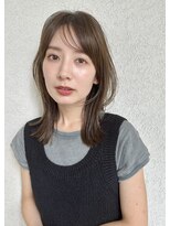 ガーデン オオタカノモリ(garden otakanomori)&nbsp;小顔前髪×ベージュカラー×くびれミディ×レイヤーカットa