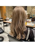 橋本、相模原で叶う韓国ヘア○ホワイトミルクティーベージュ