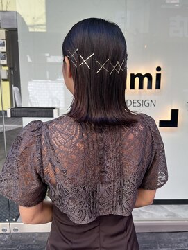 スミ(sumi) 金ピンアレンジ/ミディアム