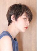 小顔美髪シアーカラーカールショートセミディ姫カット