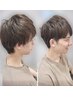 ◆メンズカラー(白髪染め)＋カット＋シェービング