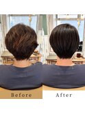 若見えカラーコース＆オーダーメイド縮毛矯正