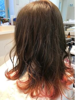 ヘアーサロン フオーユー(foryou)の写真/人気のアディクシーカラーで赤みを押さえた外国人風の透明感カラーが叶う◎ツヤと光沢で垢抜けた印象に♪