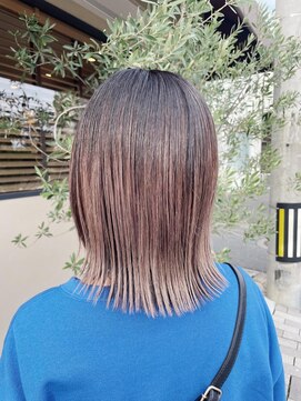 スーリール 春日千歳町店(Sourire) ボブレイヤーとデザインカラー