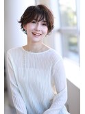 大人ゆるふわショート