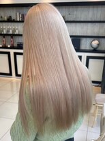 アースコアフュールボーテ 川越店(EARTH coiffure beaute) ナチュラルベージュ_ヨシンモリ_顔周りレイヤー_レイヤーカット