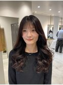 コテ巻きパーマ