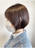 天神大名顔周りレイヤーカットミディアムボブタッセルボブ今泉