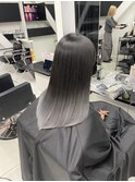 ホワイトシルバーグラデーションカラー