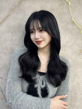 ロンドガーネット 池袋(Lond garnet) 髪質改善縮毛矯正レイヤーカット顔周り前髪韓国ミニウルフ/池袋