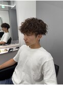 【メンズ】波巻きスパイラルパーマ