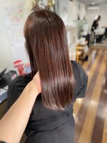 白髪染めカラー　トリートメント 髪質改善