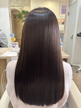 ヴィオラカラー(VIOLLA COLOR) 艶ストレート×艶カラー/小倉