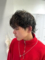 ピヨン 心斎橋(piLLon)&nbsp;メンズハイライト/パーマ/ウルフカット