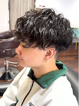 波巻きスパイラルマッシュ【メンズ/パーマ/眉毛/沖縄市/美里】