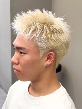 エルマーク 本山(L-MARK) ダブルカラー/ブリーチ/ミルクティー/ヘアカラー/men's