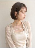 ボブ/ウルフカット / ショートボブ / センターパート