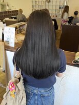 ヘアー ミュゼ 柱店(HAIR Musee)&nbsp;【髪質改善】自然なツヤとまとまりが叶う艶髪ロング｜美髪ケア