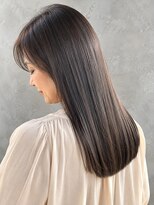 ヘアールームノエル(Hair room Noel)&nbsp;若見え×-5歳×エイジング×艶髪ストレート×白髪染め
