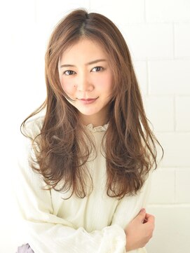 ケーツー心斎橋 クイーンズガーデン バイ ケーツー(K two QUEEN'S GARDEN by K two) 【K-two心斎橋】長めバングで丸顔補正!透明感柔らかロング