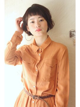 ソース 梅田(SOURCE) 【Source】オン眉ショートボブ☆