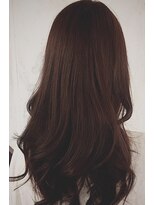 レセ 南柏店(Laissez)&nbsp;ローレイヤー×ダークバイオレット/顔周りレイヤー/ロングヘア