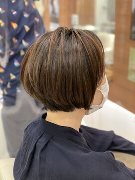 イマージュ アヴェダ 八王子店(Image AVEDA) 大人ショートボブハイライト【八王子】【八王子駅】
