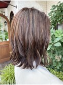 ブラウンベージュボブ