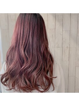 ジーキャトル(G-quatre) キレイめピンクブラウン☆