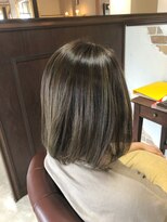 アドラーブル 女池店(adorable) 【オリーブグレージュ】ボブスタイル 20代30代40代