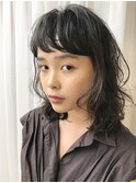 【nanuk*UEKI】大人かわいいワイドバング*くせ毛風