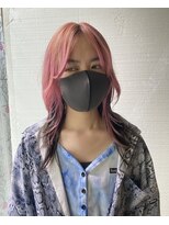 アティック ヘアーデザインアンドリラクゼーション(attic hair design&relaxation) ピンクウルフ