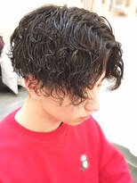 銀座マツナガ 浅草店&nbsp;30代40代◎モテ髪束感センターパート×スパイラルパーマ