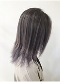 バレイヤージュ×ピンクラベンダー