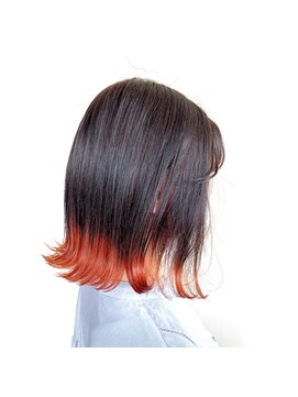 ヘアーモア イースト(Hair More East) ぱっつんボブ×ぱつっとグラデーション