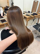 【自然な仕上がり★ストレート】最高級の薬剤＋知識と経験が決め手。ダメージレスでストレートヘアに♪