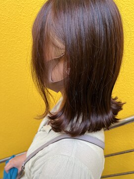 ベルバイヘアスイッチ(by hairswitch) 切りっぱなしインナーカラーぼぶ