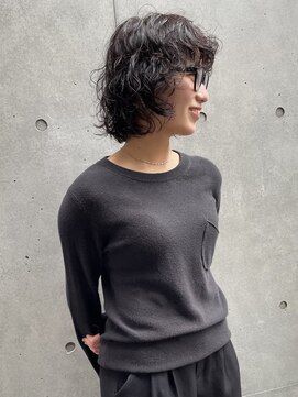 fluffy bob/切りっぱなしボブエアリーロング美髪ピンクブラウン