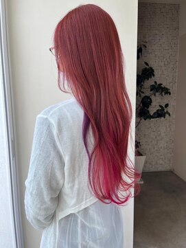 トップヘアー スパアンドリラクゼーション 安城(spa&relaxation) 秋色ピンクカラー