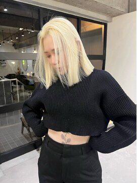 ラキングキョウト(LA KING KYOTO) 10代20代30代40代ボブ韓国風抜きっぱなしハイトーン