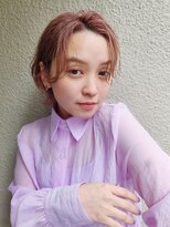 スーハ 恵比寿(SUUHA)&nbsp;大人可愛いくびれボブセミウェットスタイル/ケアブリーチピンク