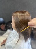 艶カラーで艶髪に!