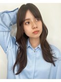 ロングレイヤー×アッシュブラウン