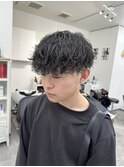 波巻きパーマ/men’s hair