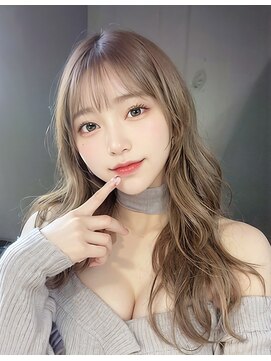 オリジンズヘアーセカンド 守谷店(Origins hair 2nd) ミルクティー系ベージュカラー×BYKARTE TR