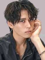 アグ ヘアー エルメ 大館大町店(Agu hair elme)&nbsp;《Agu hair》大人黒髪パーマ風短髪【numberA.×BLEACHi】